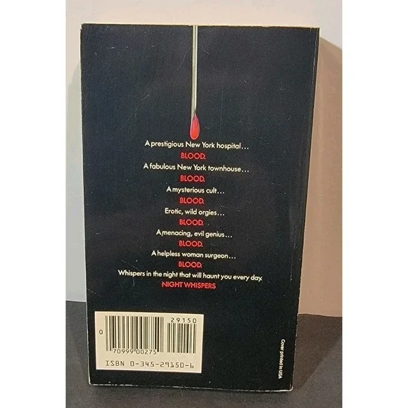 1981 Night Whispers by Veley, Charles 1st Edition Classic Mystery Paperback Book - Picture 2 of 7